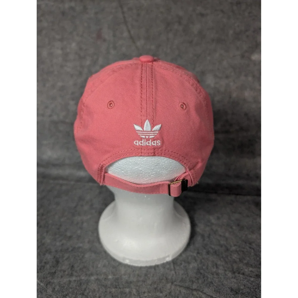 Adidas Adicolor Baseball Cap Coral Pink‎ Trefoil Logo Adjustable Strap